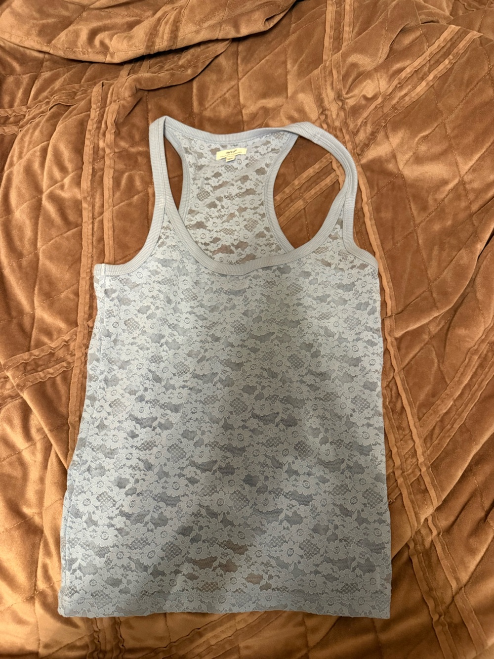 Aerie blue lace tank